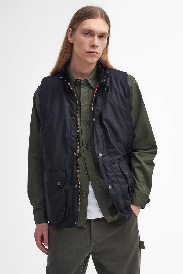 Barbour x Baracuta übergroße und gewachste Weste