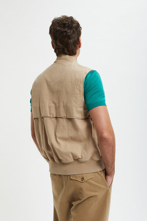 Canvas Garment Dyed Vest