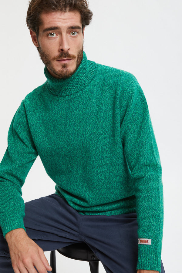 Melange Turtle Neck